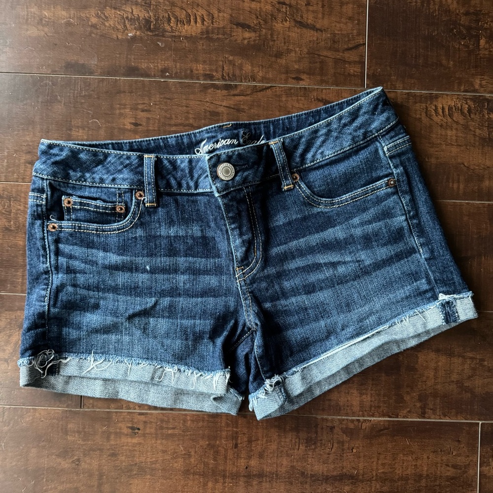 AEO American Eagle Outfitters Women's Stretch Denim Jean Shorts 10